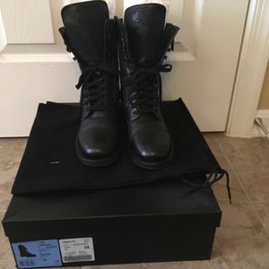 Chanel Quilted Leather Moto Boots